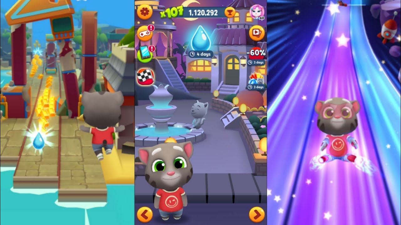 Tom Gold Run Cosmic Explore #tomgoldrun #mytalkingtom #talkingtom 