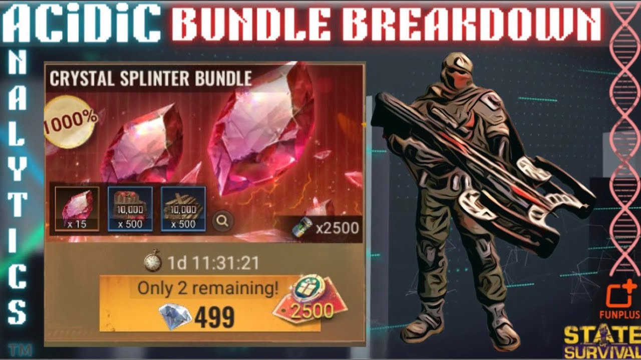 🩸 State of Survival | ALL BUNDLES - Crystal Splinter Bundle
