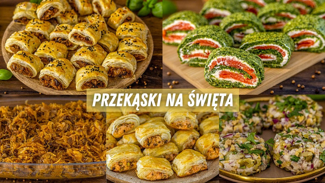 ЗАКУСКИ на Новый год и праздники! 5 простых и вкусных предложений