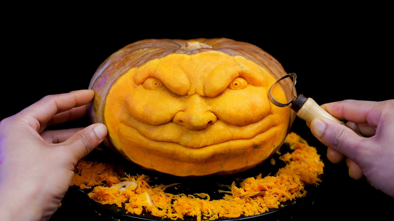 Halloween Pumpkin Carving Art