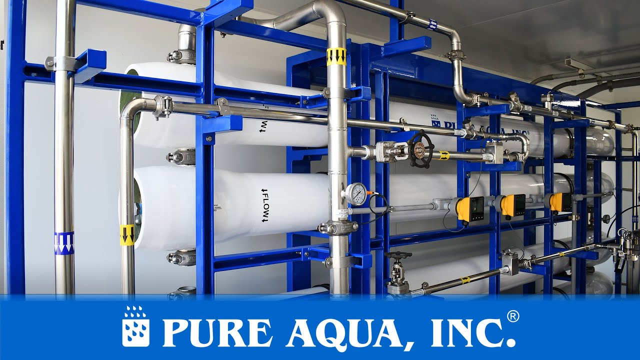Industrial Water Reuse Reverse Osmosis System 50 GPM | California | pureaqua.com