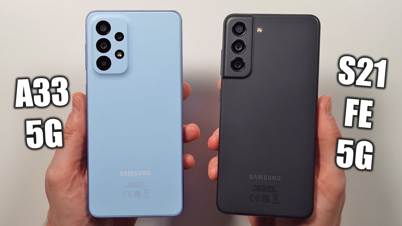 Samsung A33 5G vs S21 FE 5G 🔥 Speed Test