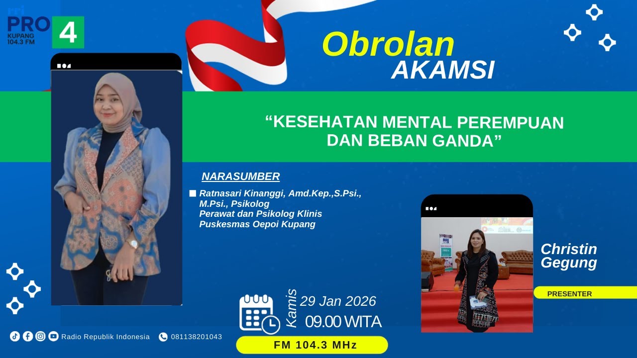 Obrolan Akamsi RRI Pro 4 Kupang | Kamis, 29 Januari 2026