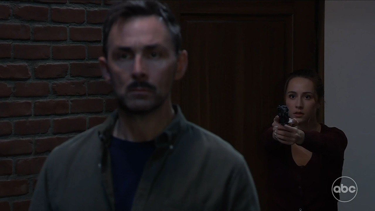 Joss Catches Valentin In Carly's Attic At Gunpoint on General Hospital (Mar. 4, 2026)