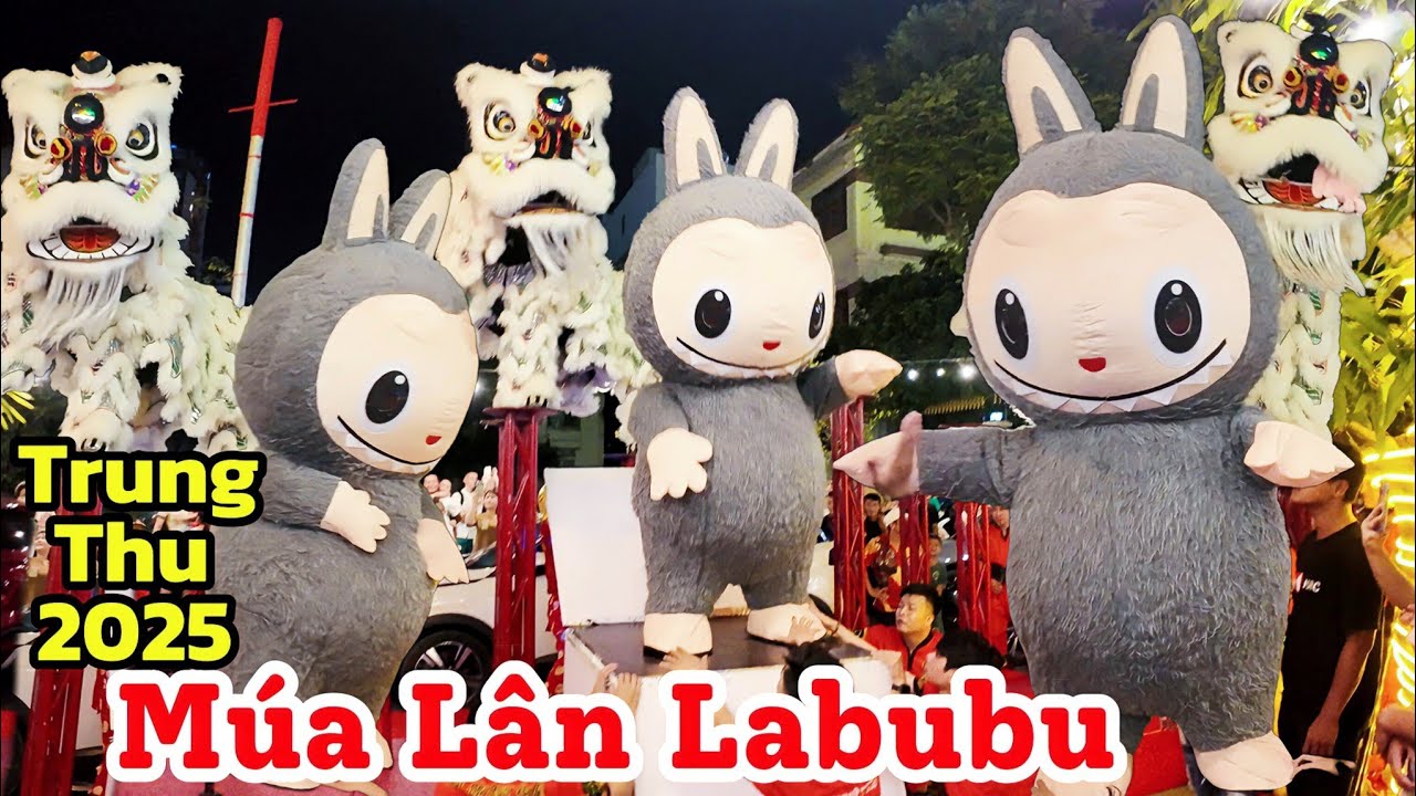 Múa Lân Giải Cứu Labubu Tết Trung Thu 2025 LSR Thái Sơn Đà- Đà Nẵng 