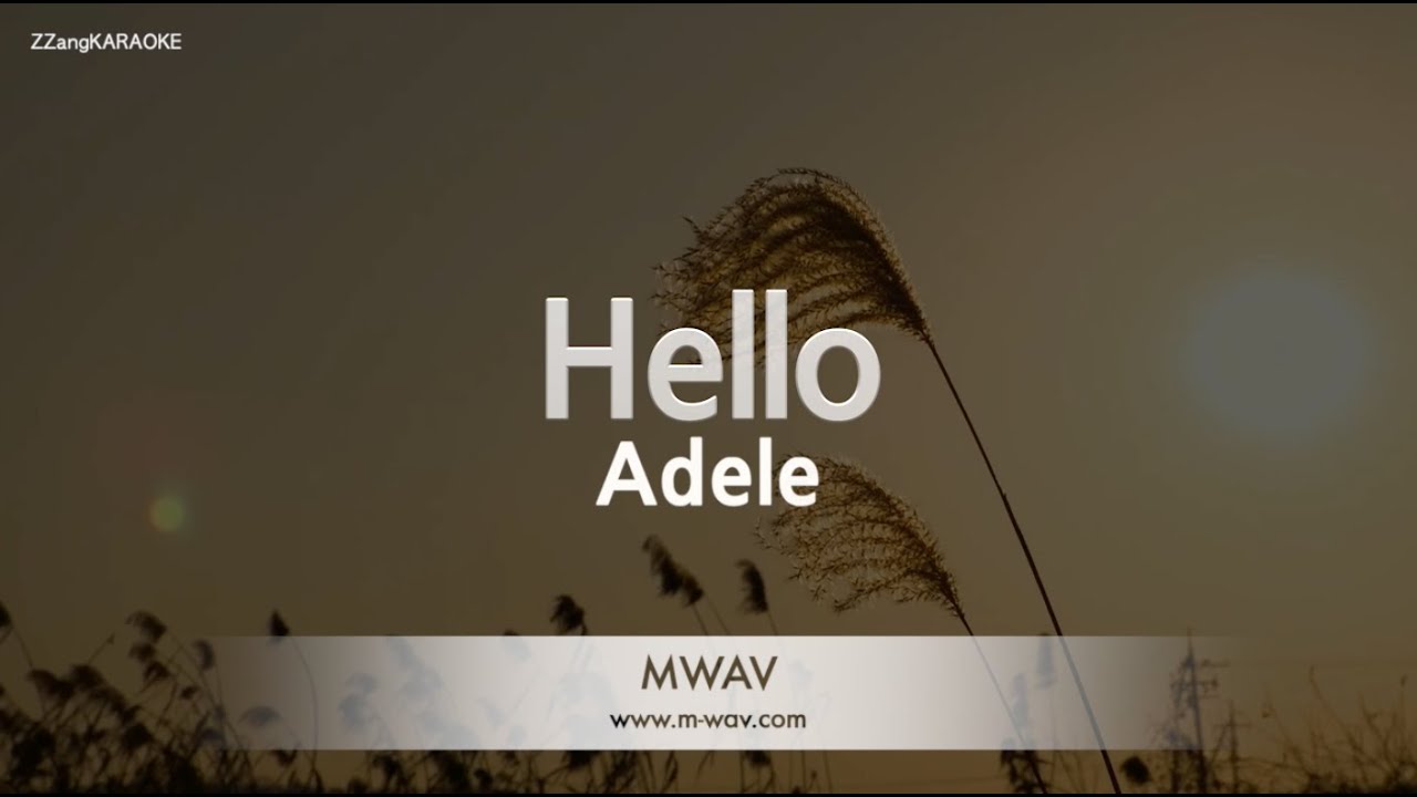 Adele-Hello (Karaoke Version)