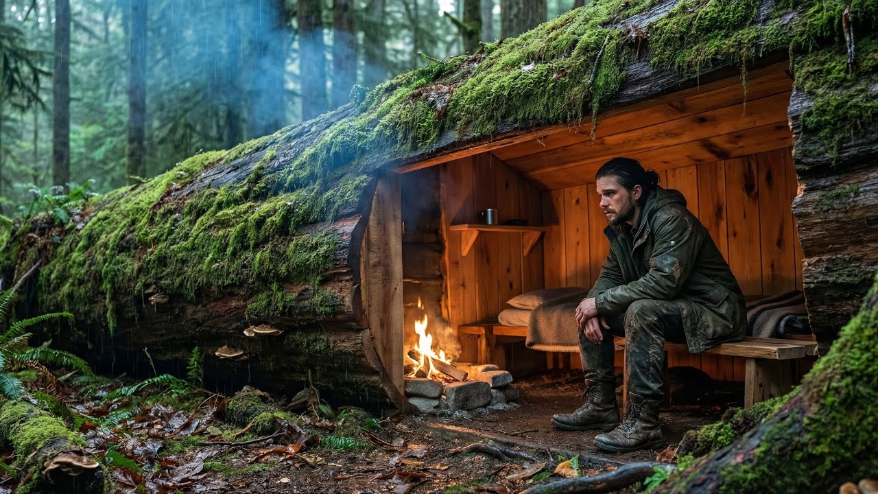 I Disappeared Into the Forest and Built a Home Inside a Tree