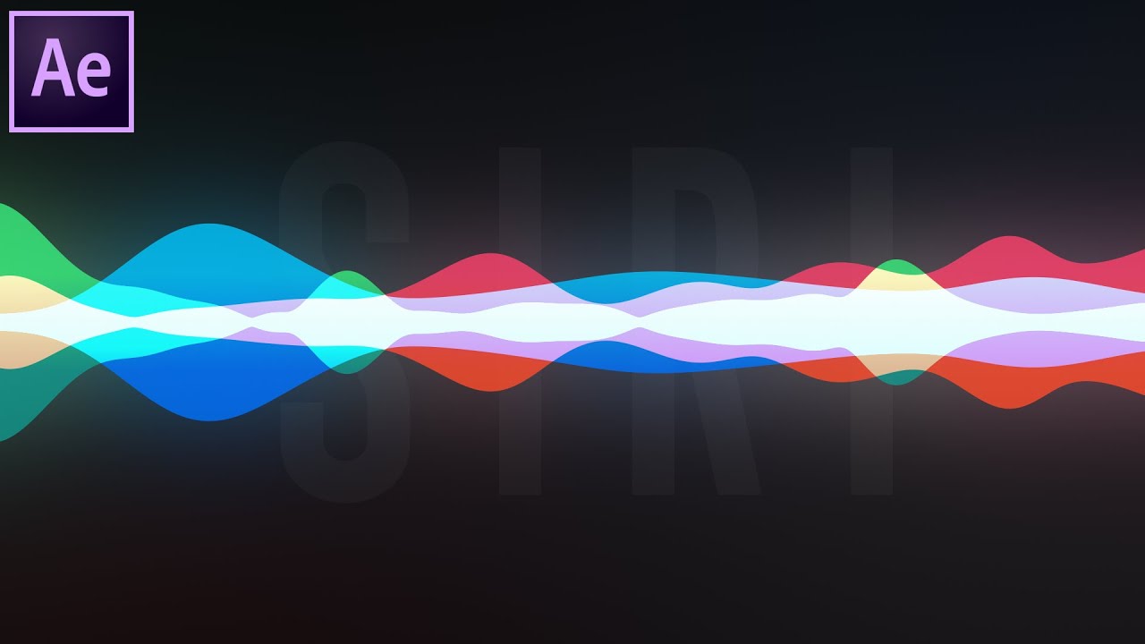 Siri Visualizer in After Effects | AE Tutorials