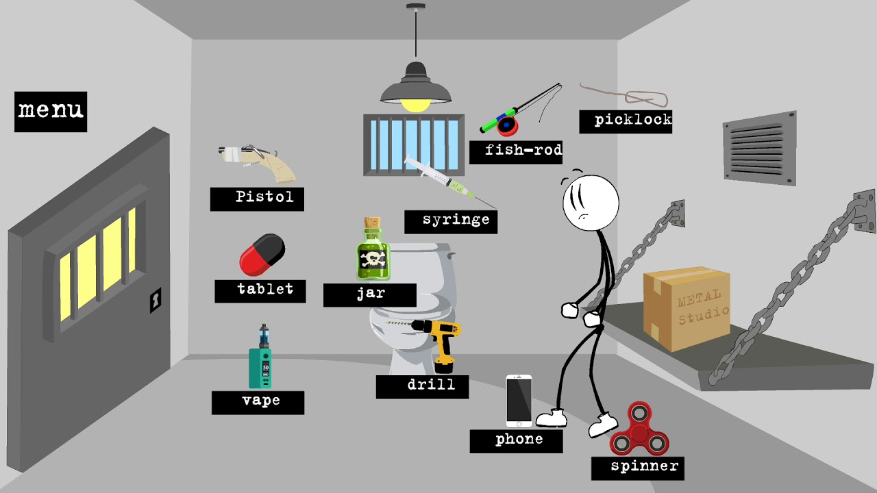Stickman jailbreak 6 (by Starodymov games) / Android Gameplay HD