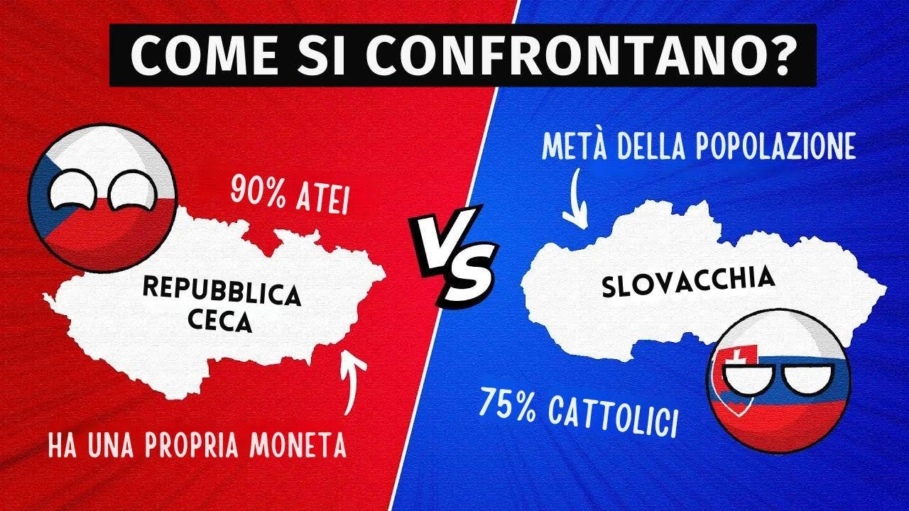 Czechia vs Slovacchia: com'è oggi il confronto?