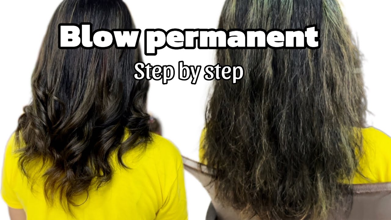 Step by step blow permanent