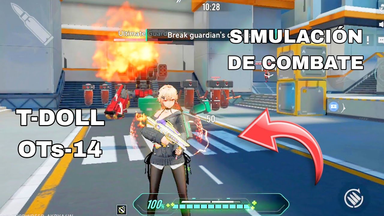✅GIRLS'FRONTLINE:FIRE CONTROL||SIMULACIÓN DE COMBATE||T-DOLL OTs-14||RANK MARSHAL