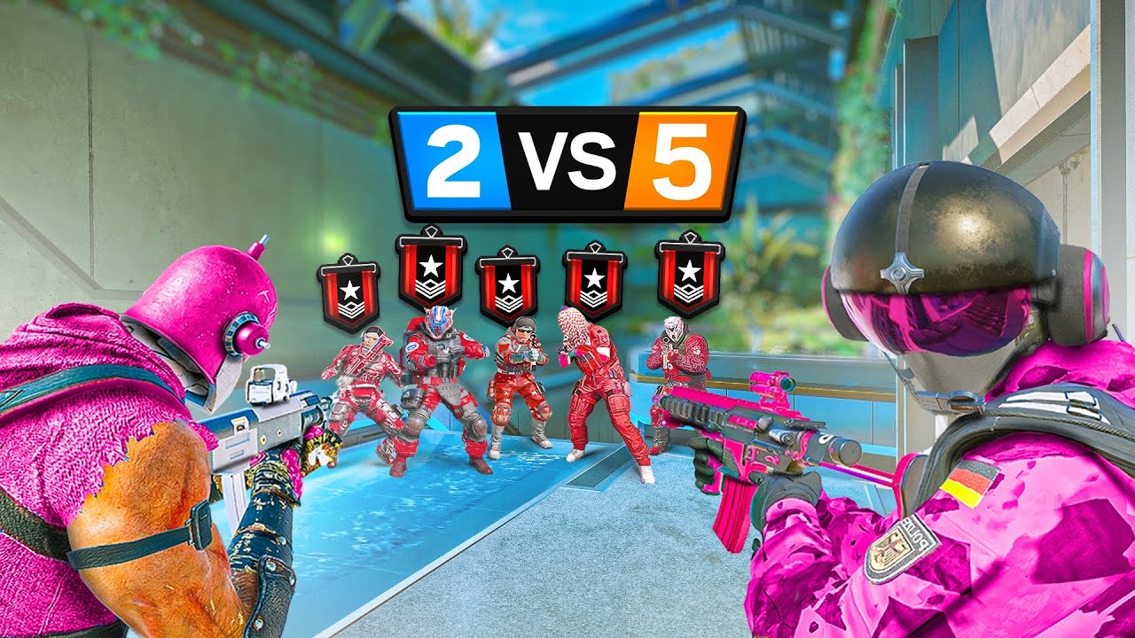 2 BUFFED Champions vs 5 Coppers (Rainbow Six Siege)