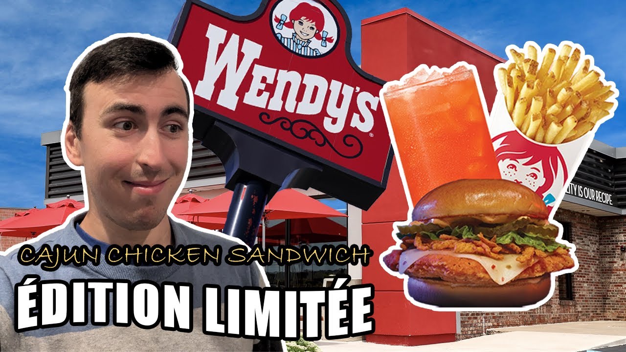 Je teste le nouveau sandwich épicé de chez Wendy's (ils m'ont fait attendre 1h...)