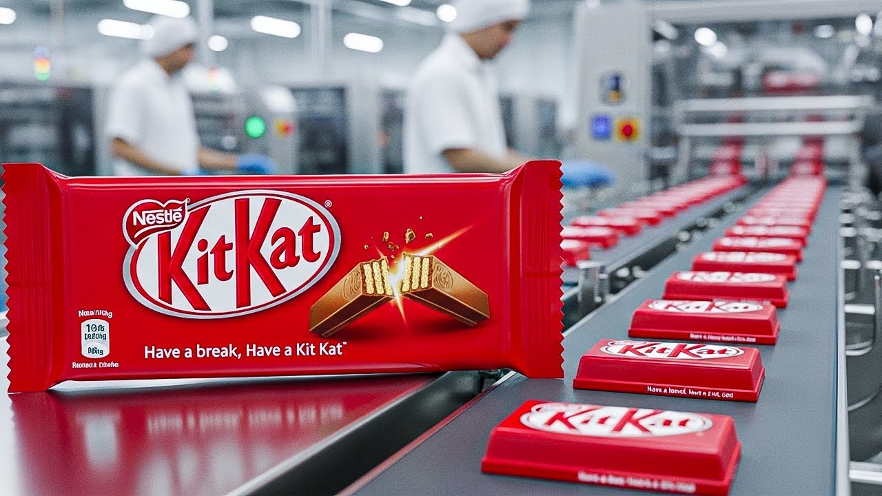 كيف يتم إنتاج كيت كات داخل المصنع؟ – KitKat