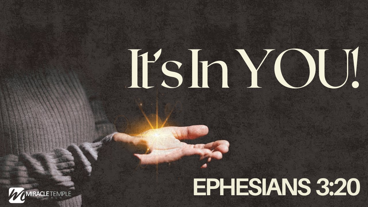 It's In YOU!