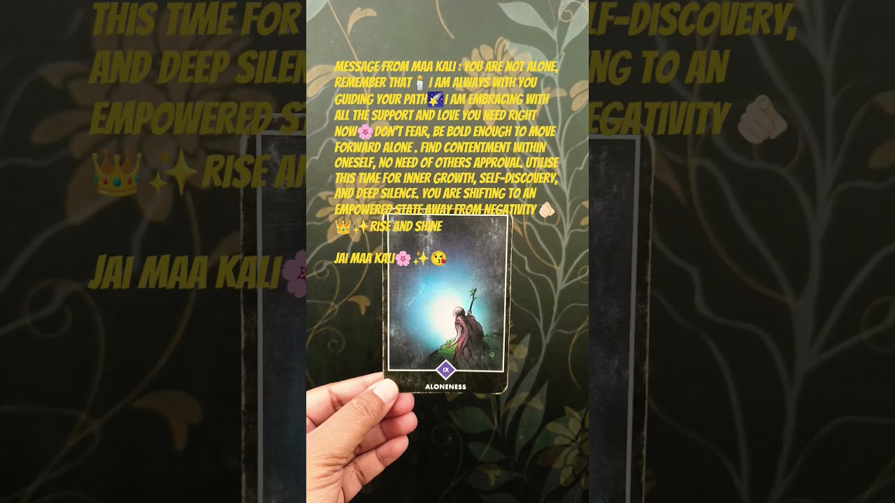Ma Kali Divine Message🌸