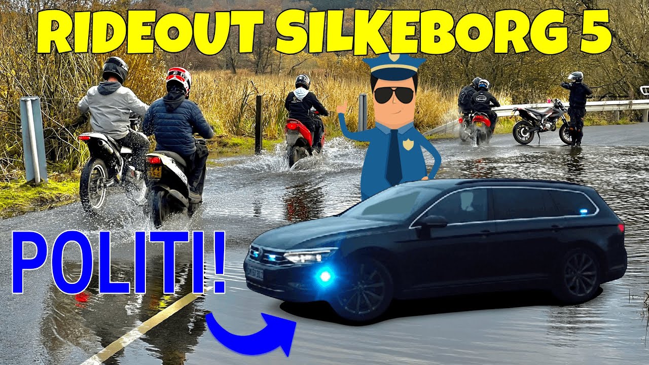 RIDEOUT SILKEBORG 5 | 40 KNALLERTER SNAKKER MED POLITIET | Scootervlog #16