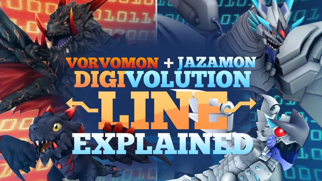 Digimon - Vorvomon & Jazamon Digivolution Line Explained!