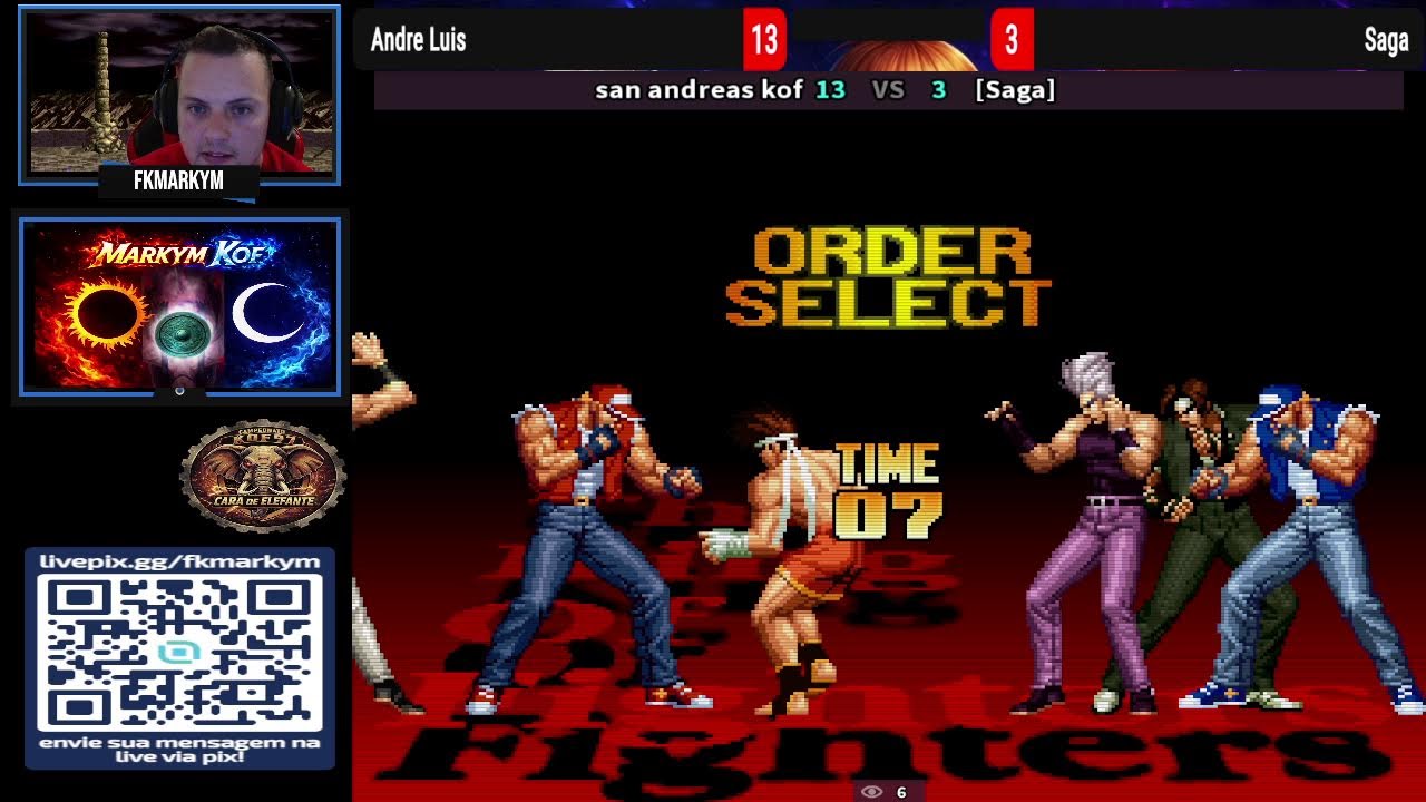 Campeonato KoF 97 Saga x Andre Luis