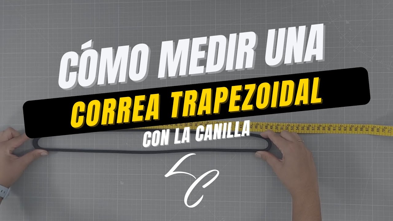 Gu&iacute;a Paso a Paso para Medir Correas Trapezoidales📏📝