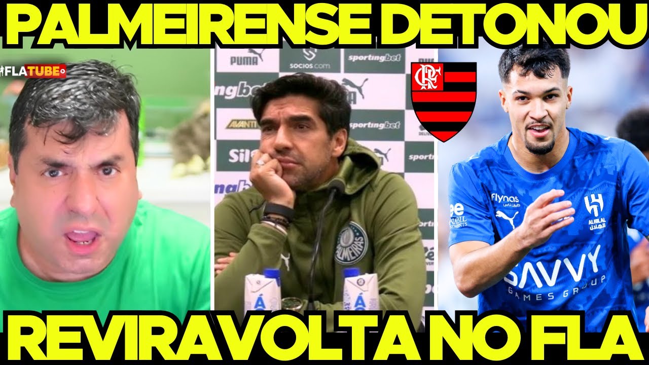 VIXI! PALMEIRENSE CRAVOU! SE PERDER, ABEL CAI! REVIRAVOLTA com MARCOS LEONARDO no FLAMENGO!