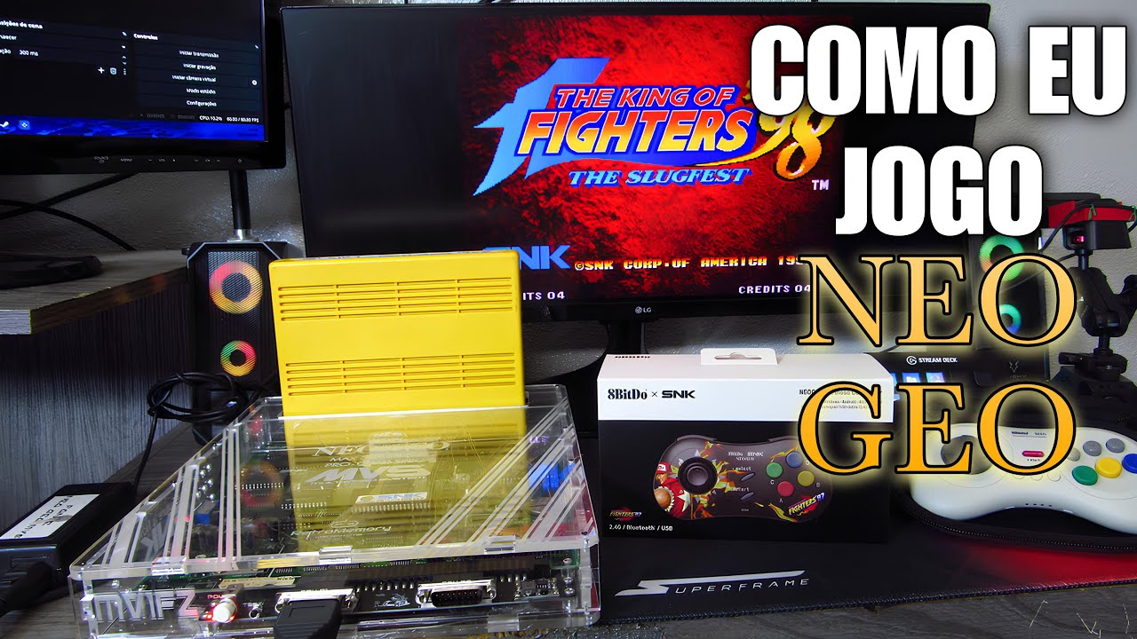 Como Jogo Meu Neo Geo: Setup Completo + Acessórios!