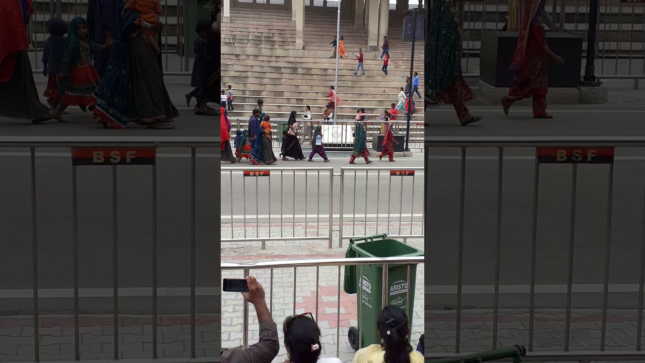 Civilians crossing through Wagah border Nov.2019