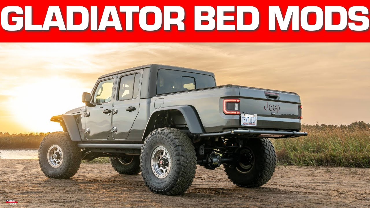 Jeep Gladiator Bed Conversion and High Clearance Rear Bumper Install | Inside Line