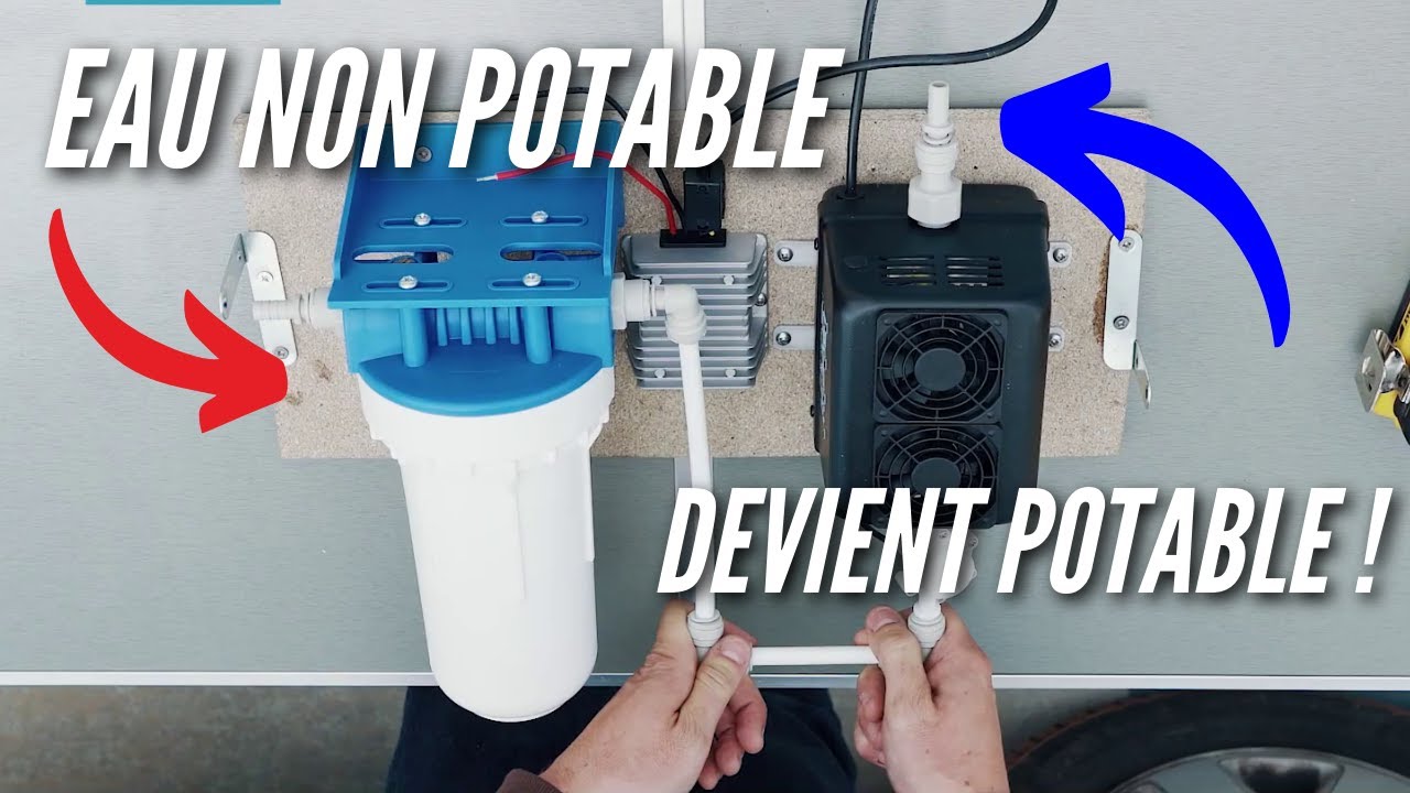 Installer votre Oji Camp Uvoji dans votre Van pour une Eau Potable et Saine : LED UV