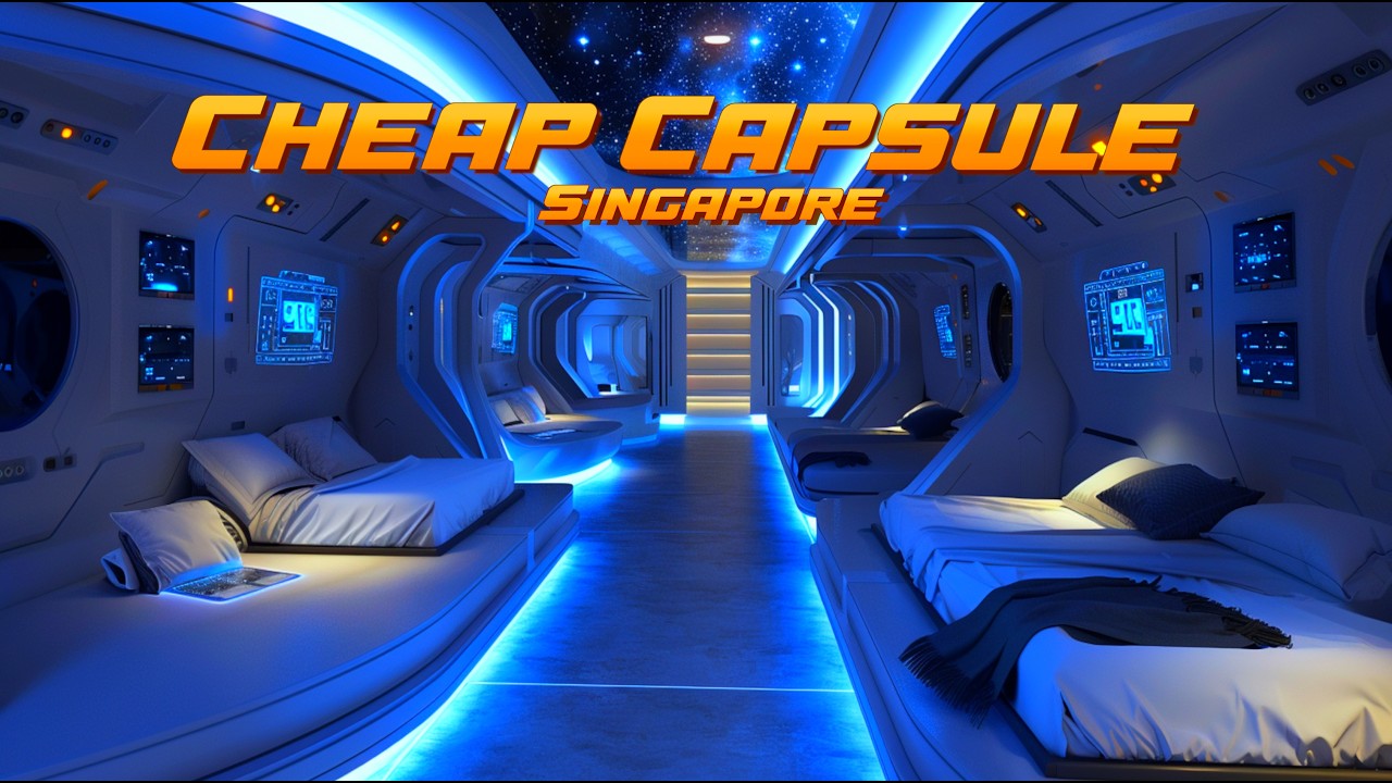 🌌 CHEAP HOTEL SINGAPORE – Galaxy Capsule Experience ✨