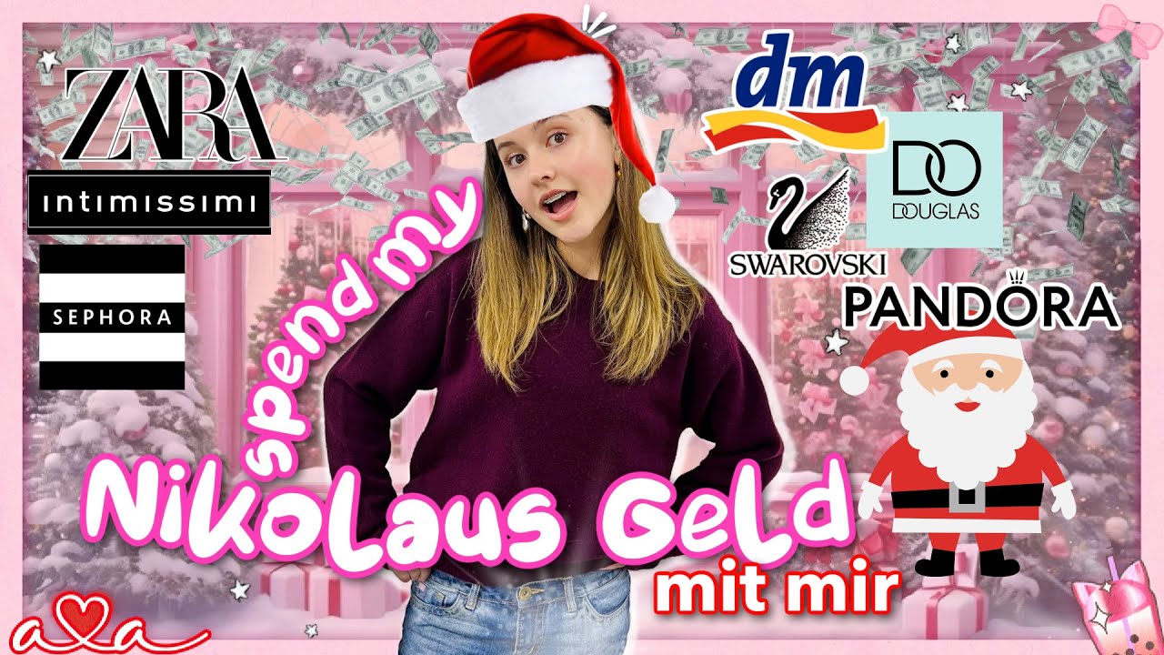 NIKOLAUS SHOPPING! 🎅🏻 Wir geben mein NIKOLAUS GELD für Girly Sachen aus!! *Alles Ava XMAS Vlog