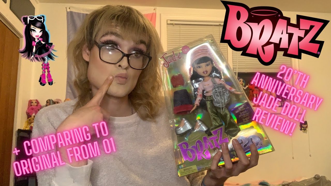Bratz 20th anniversary Jade doll review! Also comparing to og release!| Gorgeous Disgrace