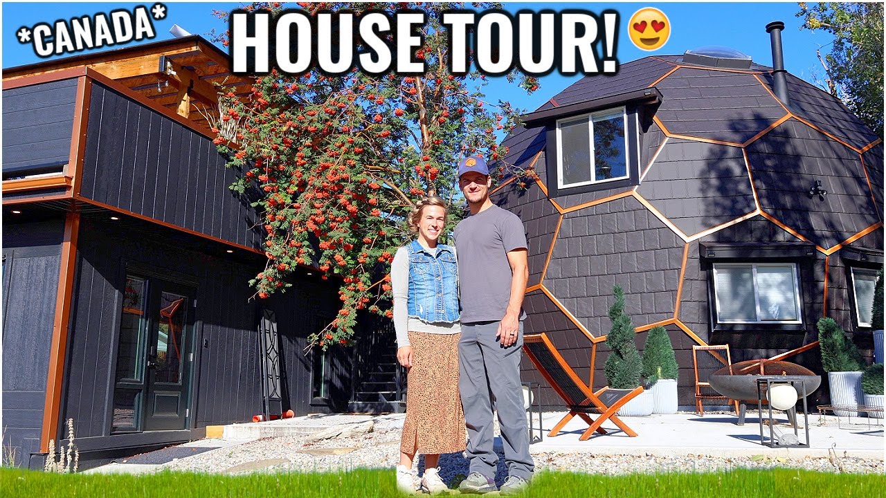 Canada HOUSE TOUR!!😍 LIVING IN A LUXURY DOME HOUSE | CANADA FAMILY TRIP 2024