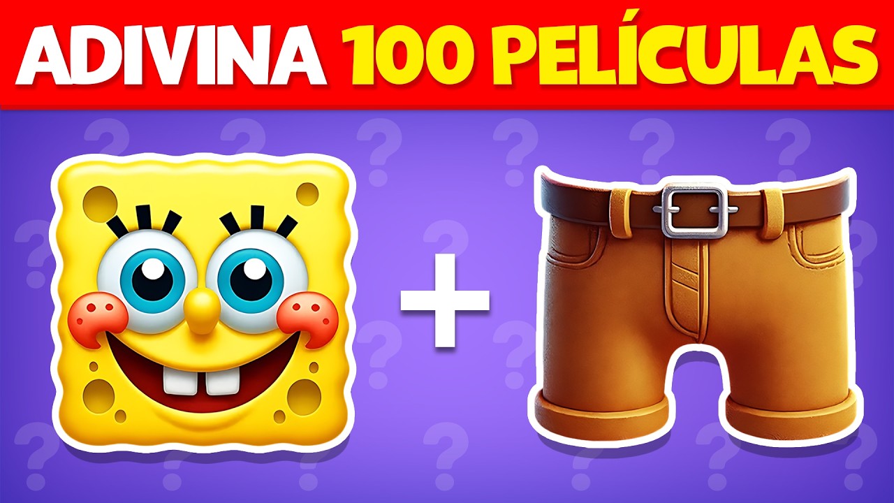 Adivina la PELÍCULA por los Emojis 🎬🍿 +100 Películas por Emojis⚡Miss Quiz Trivia