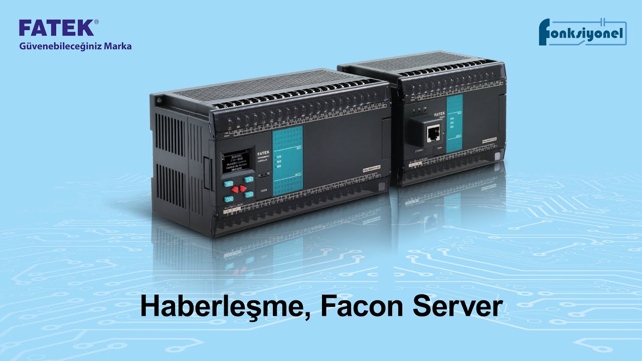 Fatek PLC 2 Eğitimi | Haberleşme, Facon Server