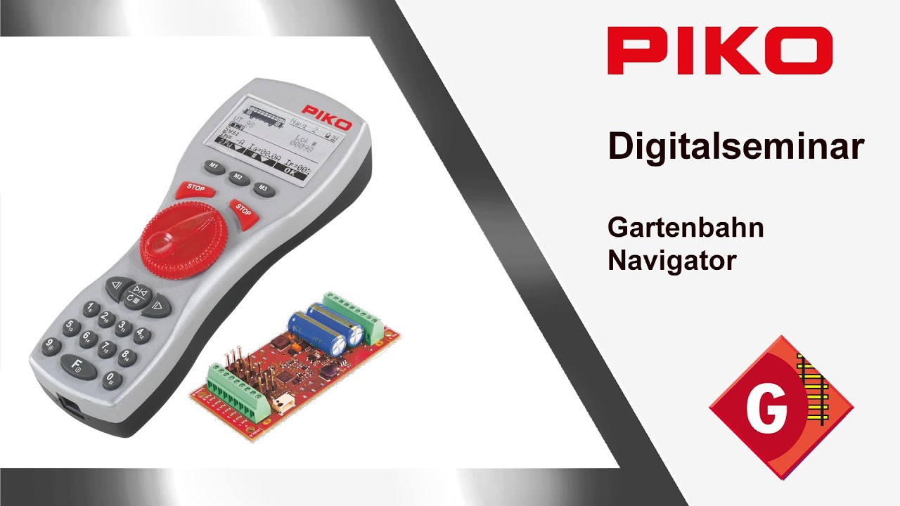 PIKO [D019] Digitalseminar PIKO G Handregler 2,4 GHz Navigator V2