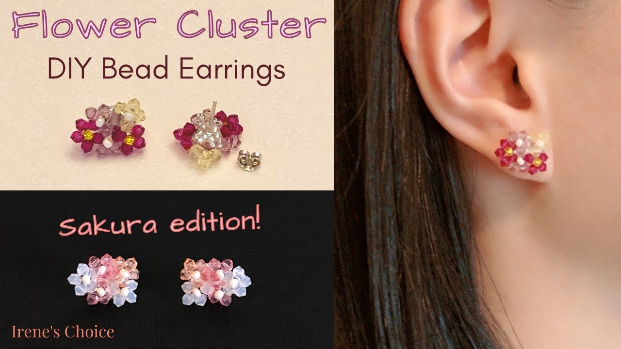 How to Make Flower Cluster Bead Earrings
