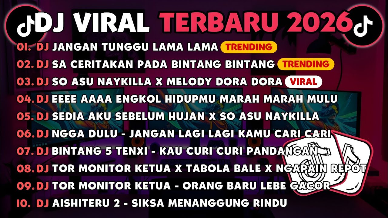 DJ TIKTOK TERBARU 2026🎵DJ JANGAN TUNGGU LAMA LAMA🎵DJ SA CERITAKAN PADA BINTANG BINTANG JAUH KO PERGI