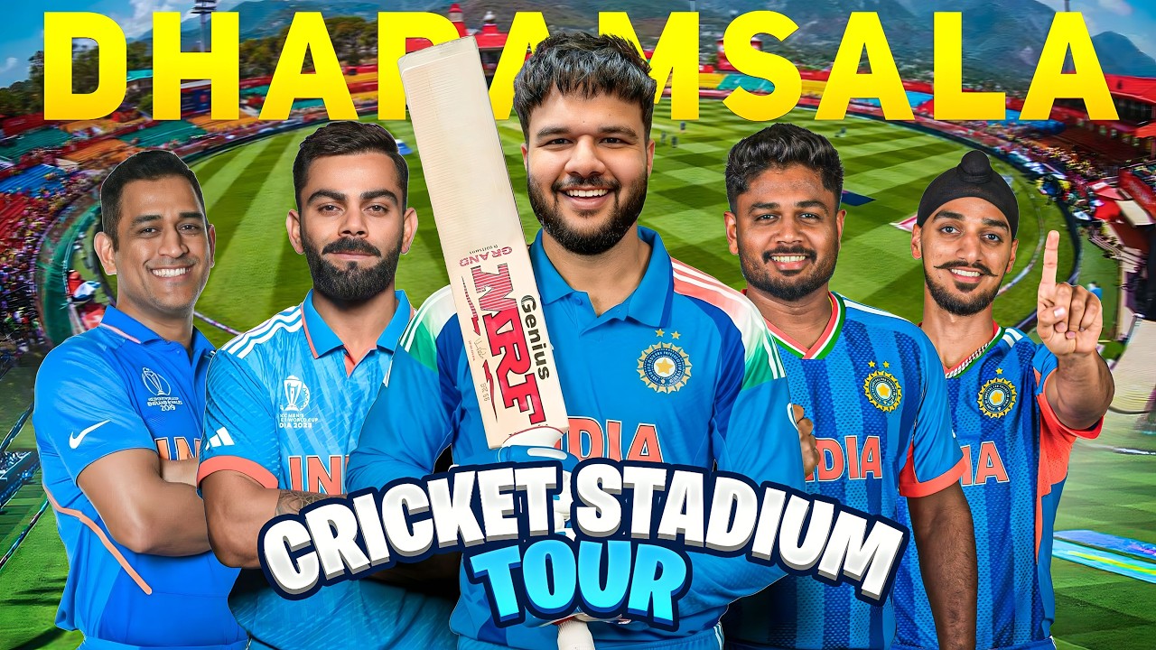 Inside the World’s Most Beautiful Cricket Stadium | Dharamshala Stadium Tour | Ft Jerry Vlog 2026