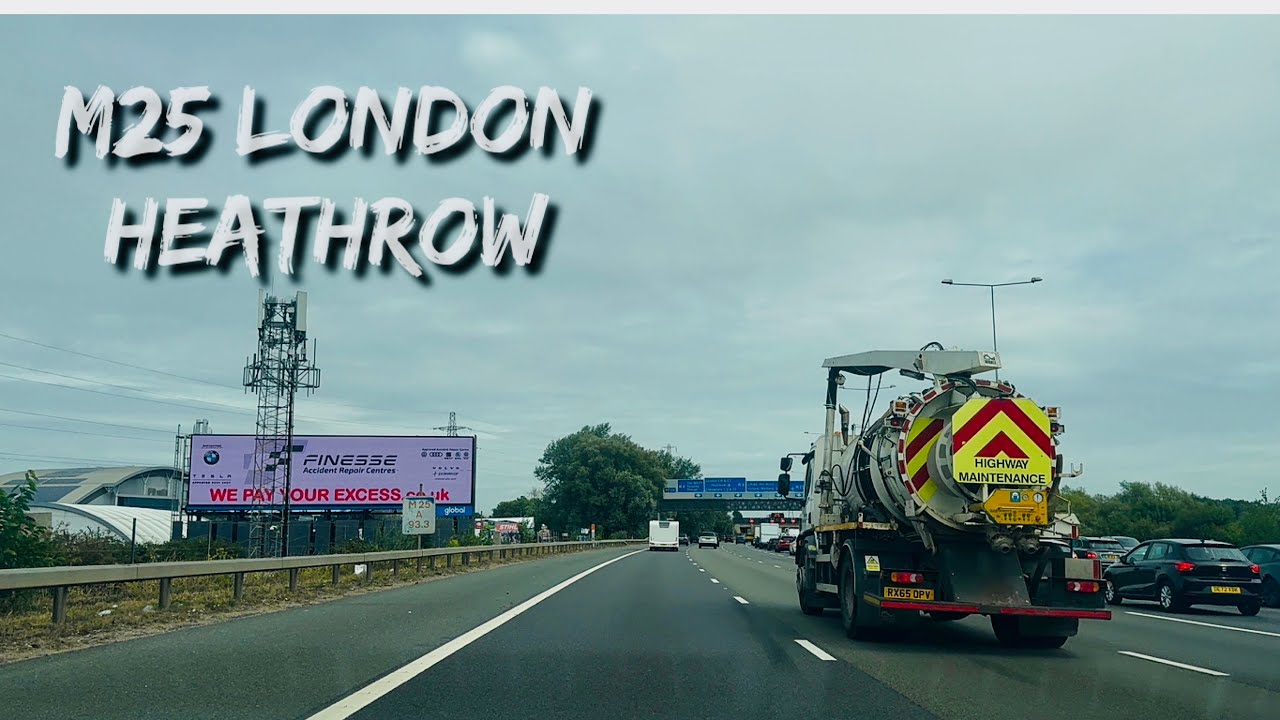 M25 London Near Heathrow Very busy Early morning | 7 August 2025