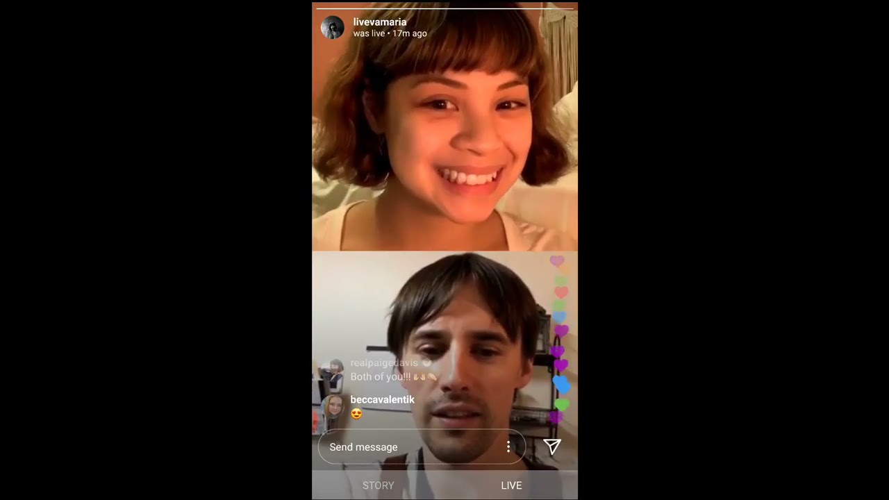 Eva Noblezada's Instagram Live With Reeve Carney - March 19, 2020