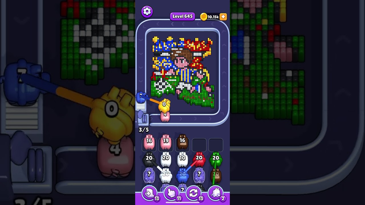 【 Pixel Flow 】Level 645 Fail.16