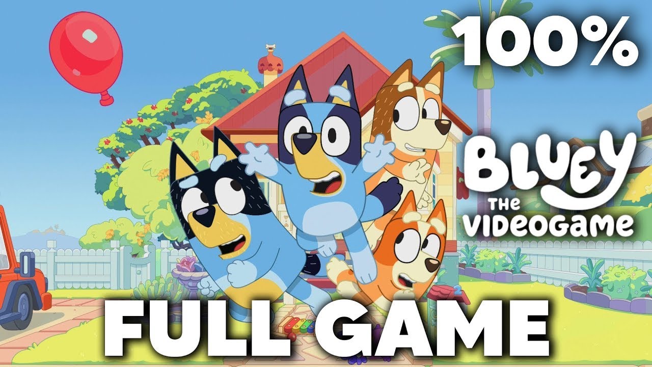 Bluey The Videogame 100% Gameplay Walkthrough (Full Game) All Stickers & Collectibles