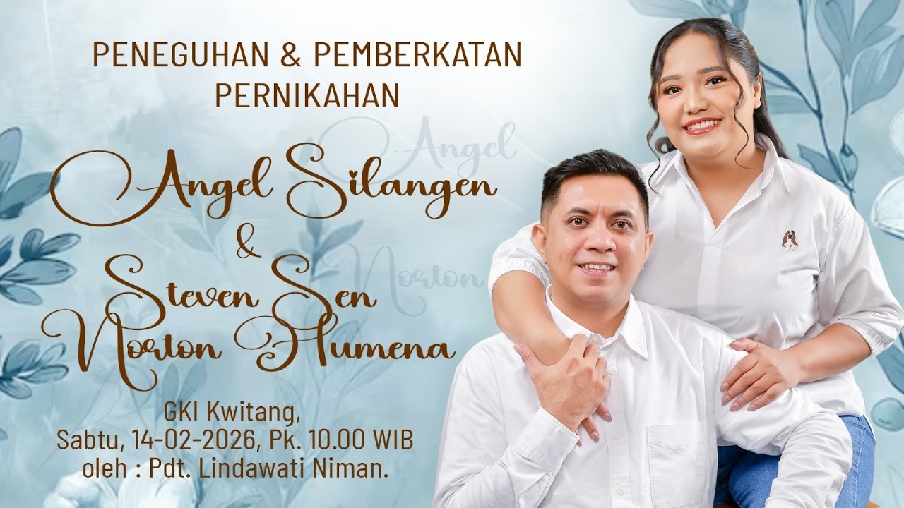 Peneguhan dan Pemberkatan Pernikahan Norton & Angel
