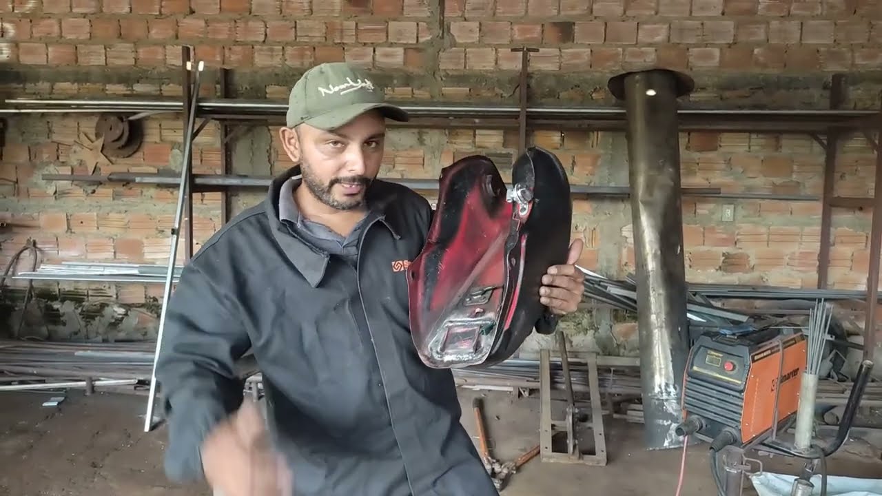 Como soldar tanque de moto.