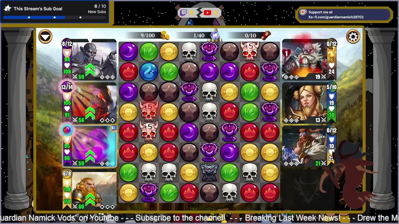 Construct the Towers! | Gems of War Stream