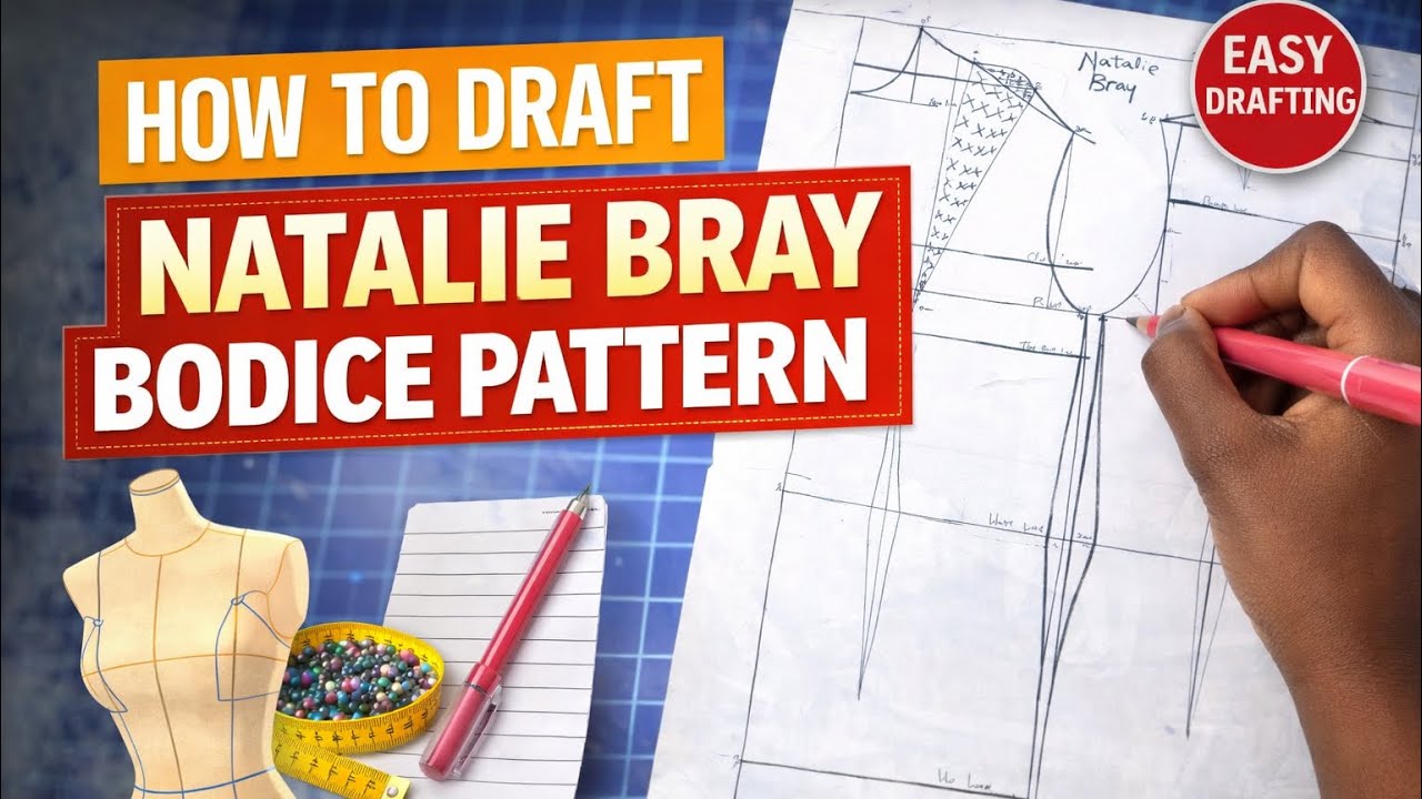 How To Draft Natalie Bray Bodice Pattern