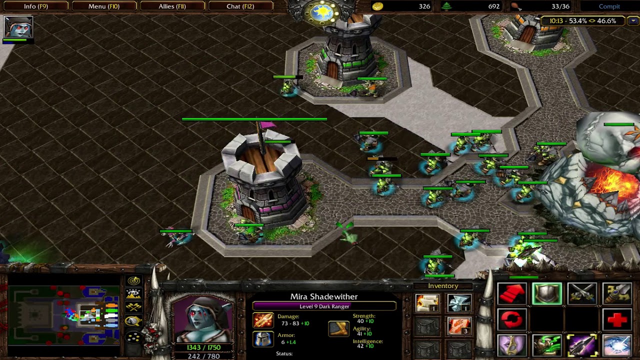 Footmen Vs Grunts #2 - The Undead Swarm