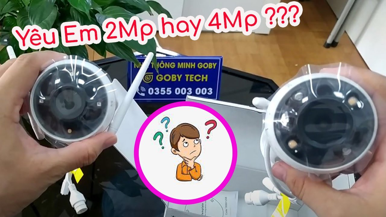 So Sánh Chất Lượng Camera Wifi Ezviz C3W pro 2Mp với Camera Ezviz C3W pro 4Mp | Chọn Em Nào Nhỉ???🤔